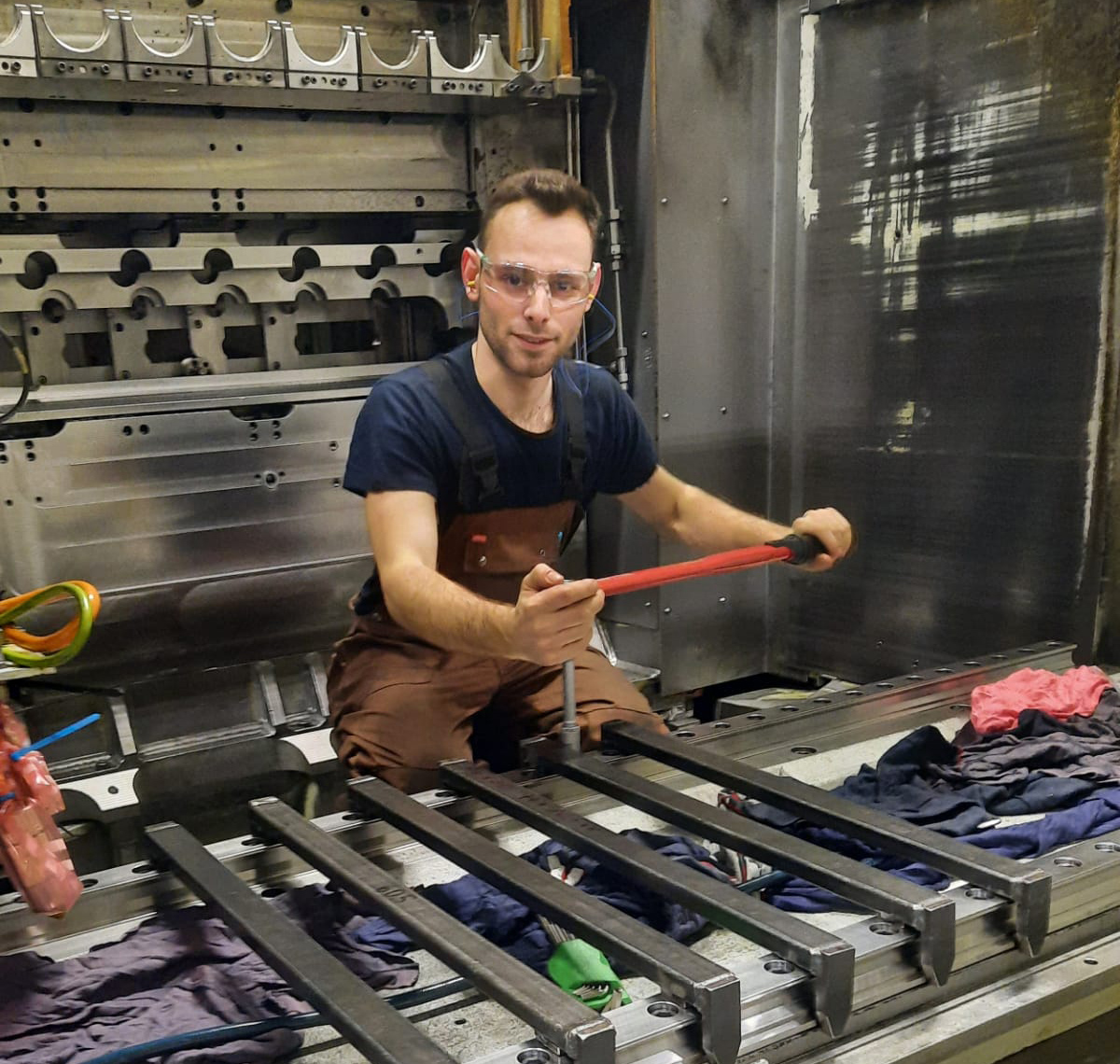 Eric aan het werk