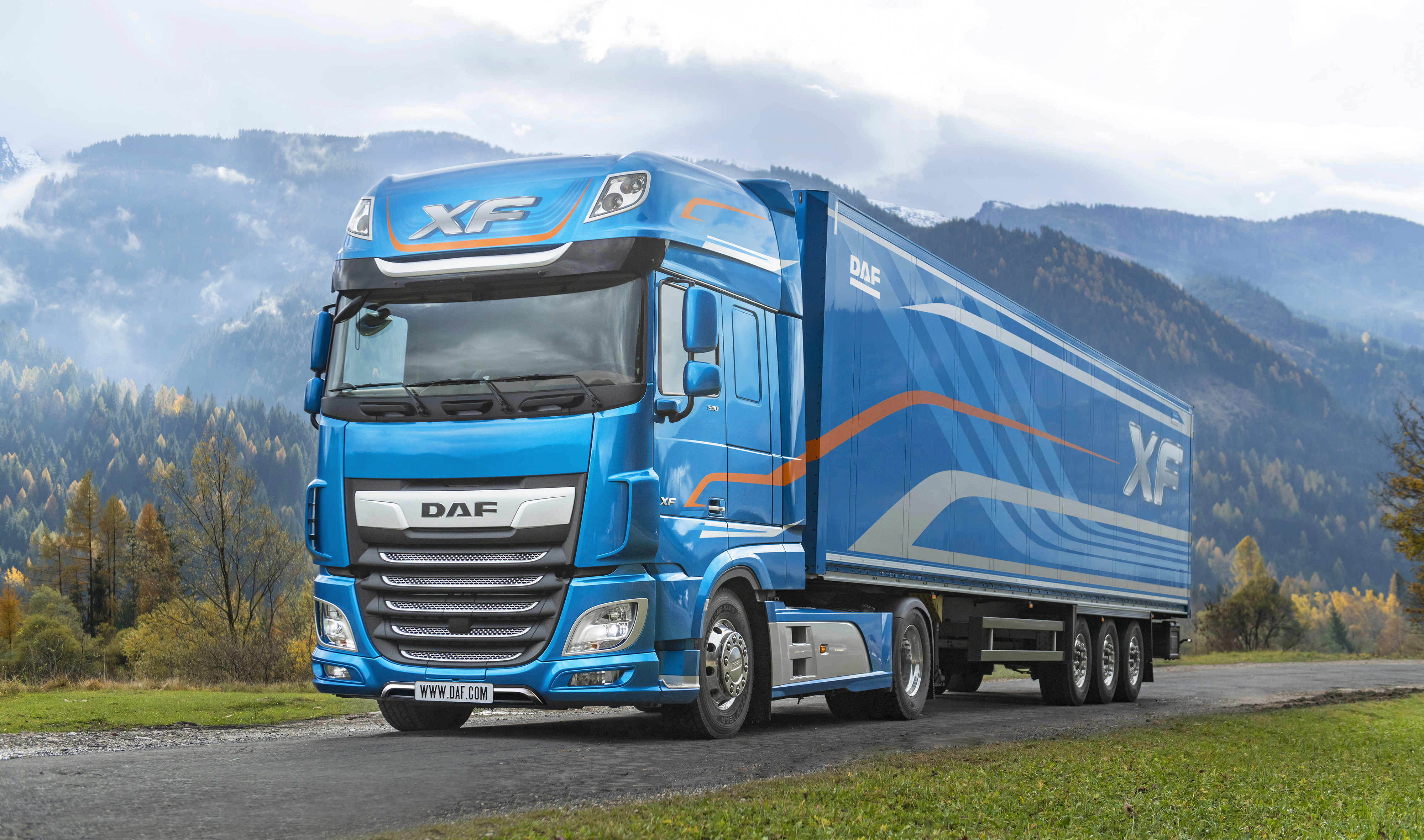 Тягачах марки DAF Euro 6