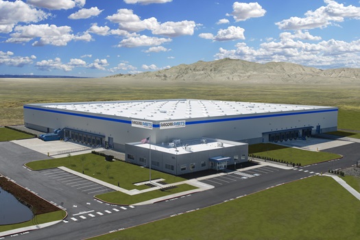 New PACCAR Parts Distribution Center in Las Vegas, Nevada (rendering)
