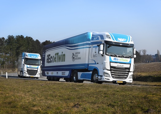 DAF Ecotwin in European Truck Platooning Challenge
