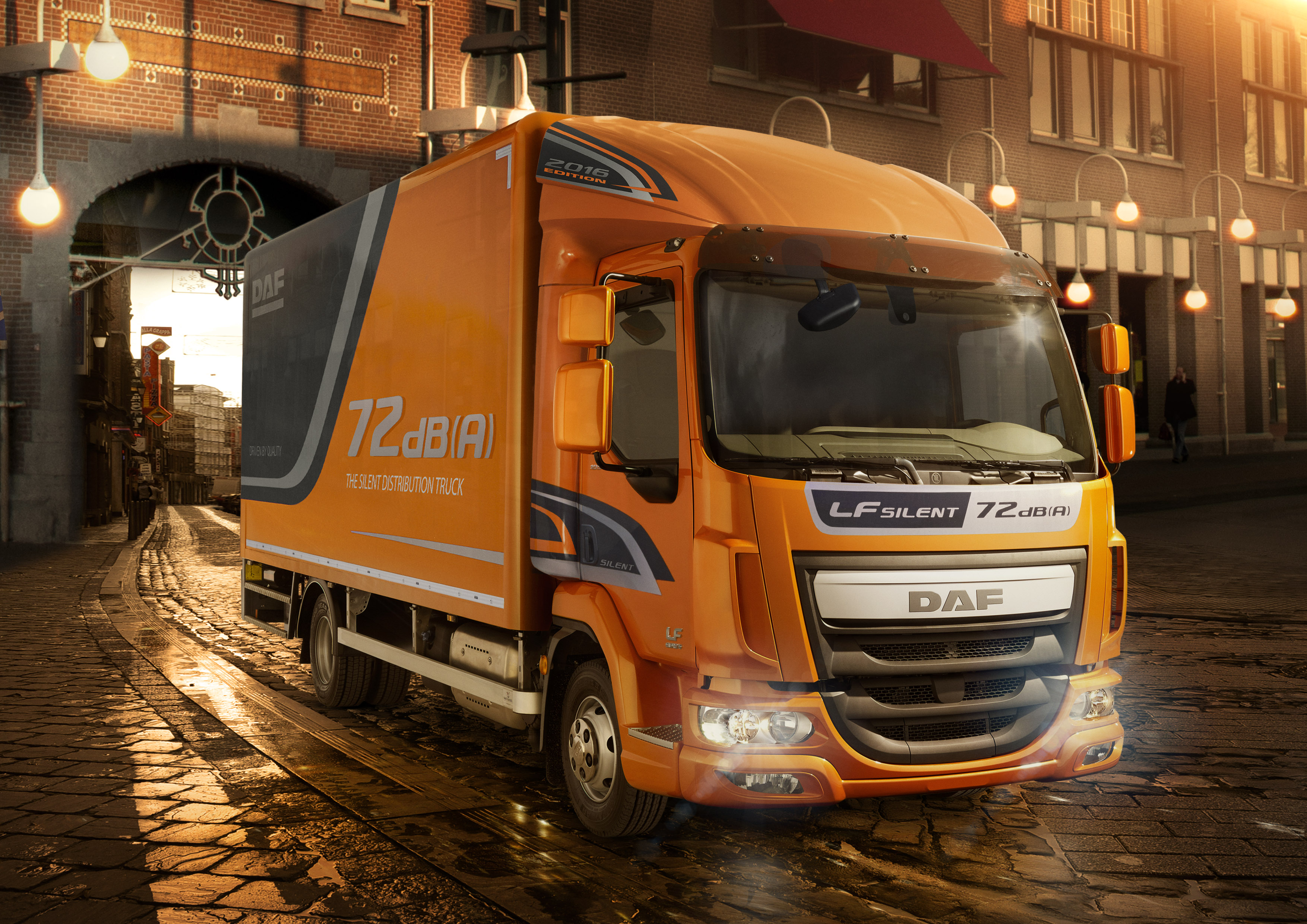 Daf Now Also Introduces Extra Quiet Lf Distribution Truck Daf Trucks Nv