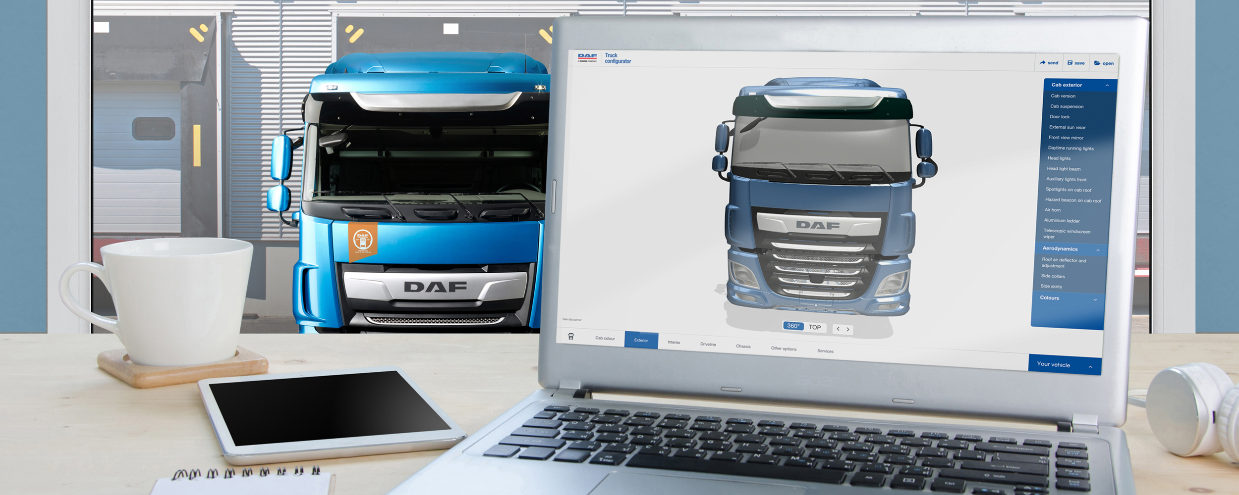 Unique 3D DAF Truck Configurator nominated for prestigious Computable