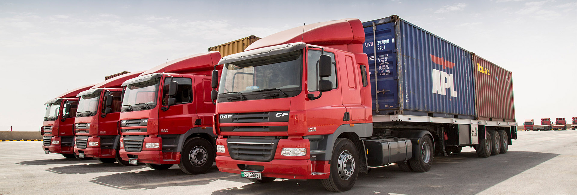 DAF levert 500e Truck in Jordaniƫ