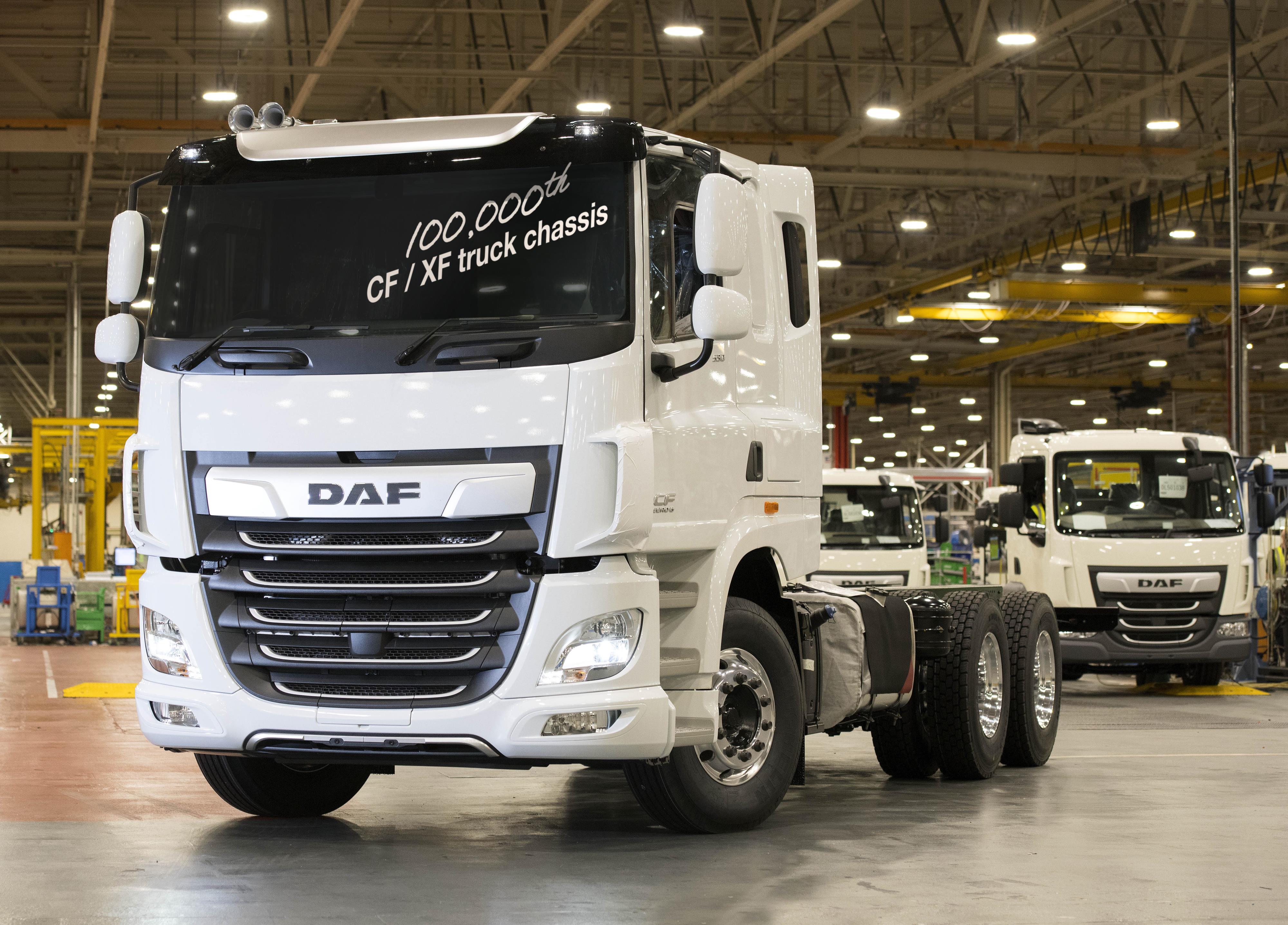 Leyland Trucks Builds 100000th Daf Cf Xf Truck Daf Trucks N V