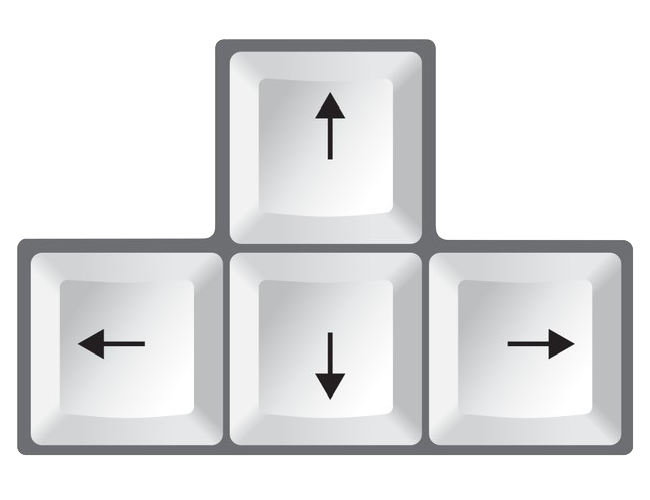 Keyboard arrows